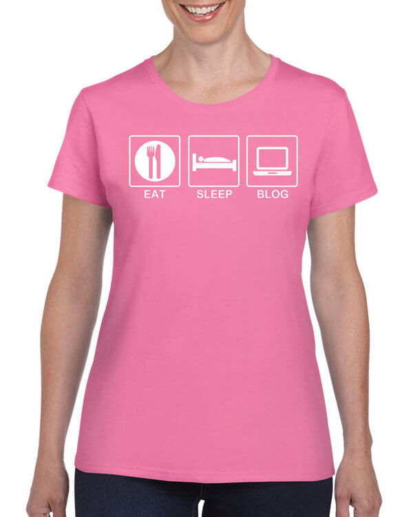 Eat Sleep Blog T-Shirt – ToasterTees.com
